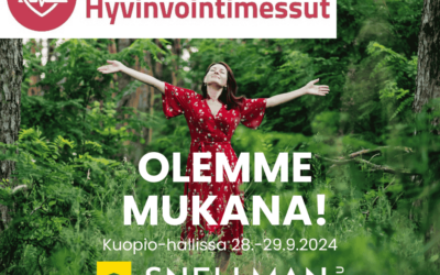 Olemme mukana Hyvinvointimessuilla Kuopiossa 28.-29.9.