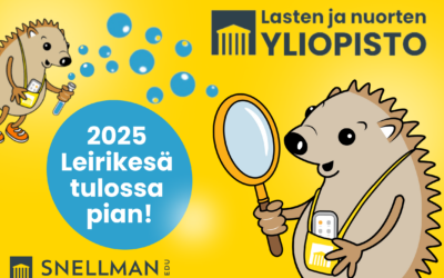 Lasten ja nuorten yliopiston tiedeleirit 2025